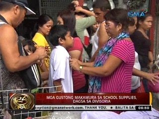 Mga gustong makamura sa school supplies, dagsa sa Divisoria