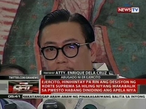 Ejercito, hinihintay pa rin ang desisyon ng Korte Suprema