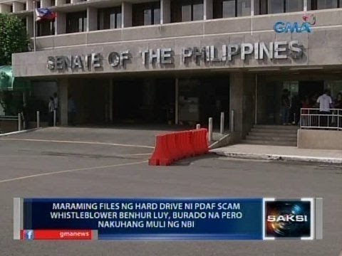 Ilang naburang files sa hard drive ni PDAF scam whistleblower Benhur Luy, nakuhang muli ng NBI