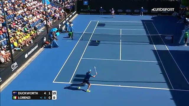 Avustralya Açık 2017: James Duckworth - Paolo Lorenzi (Özet)