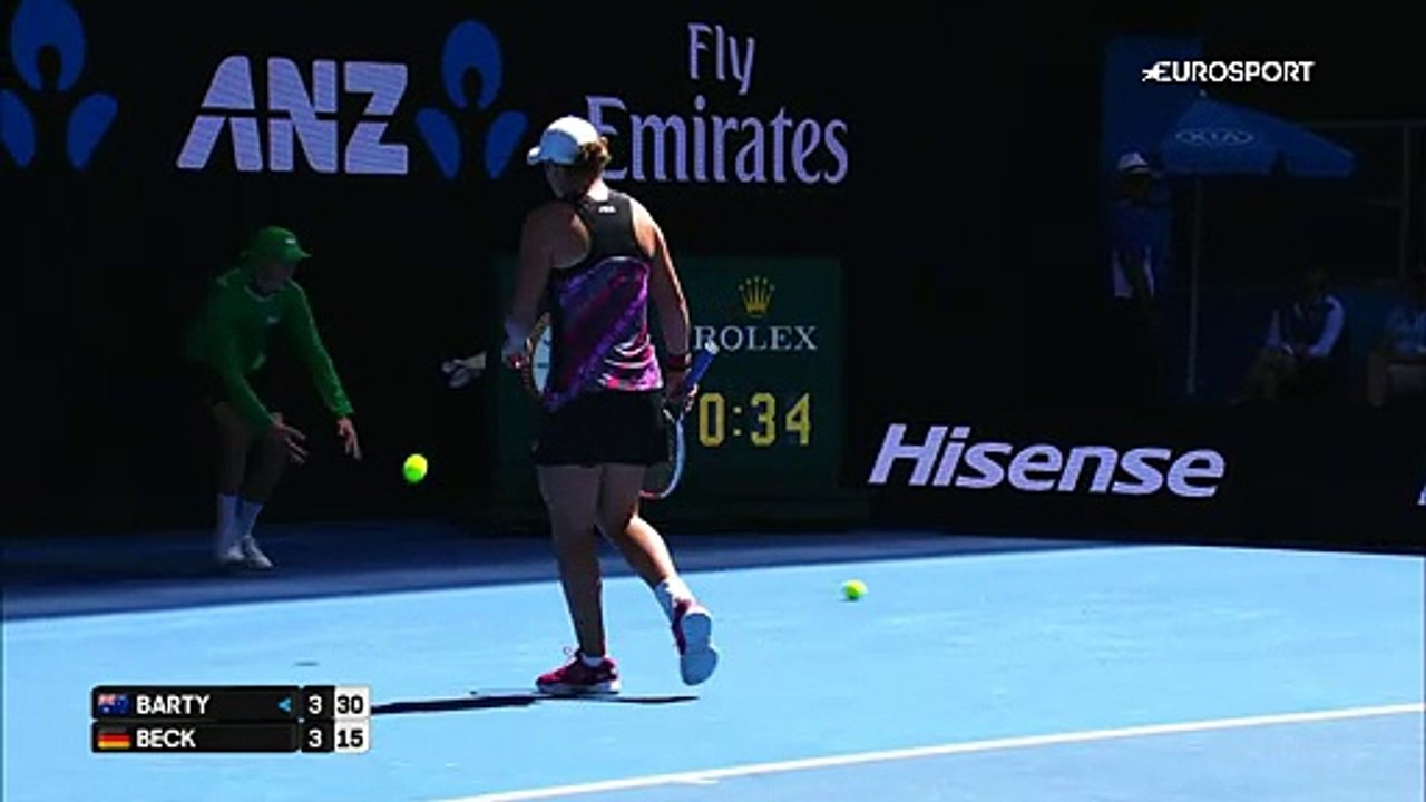 Avustralya Açık: Ashleigh Barty - Annika Beck (Özet)
