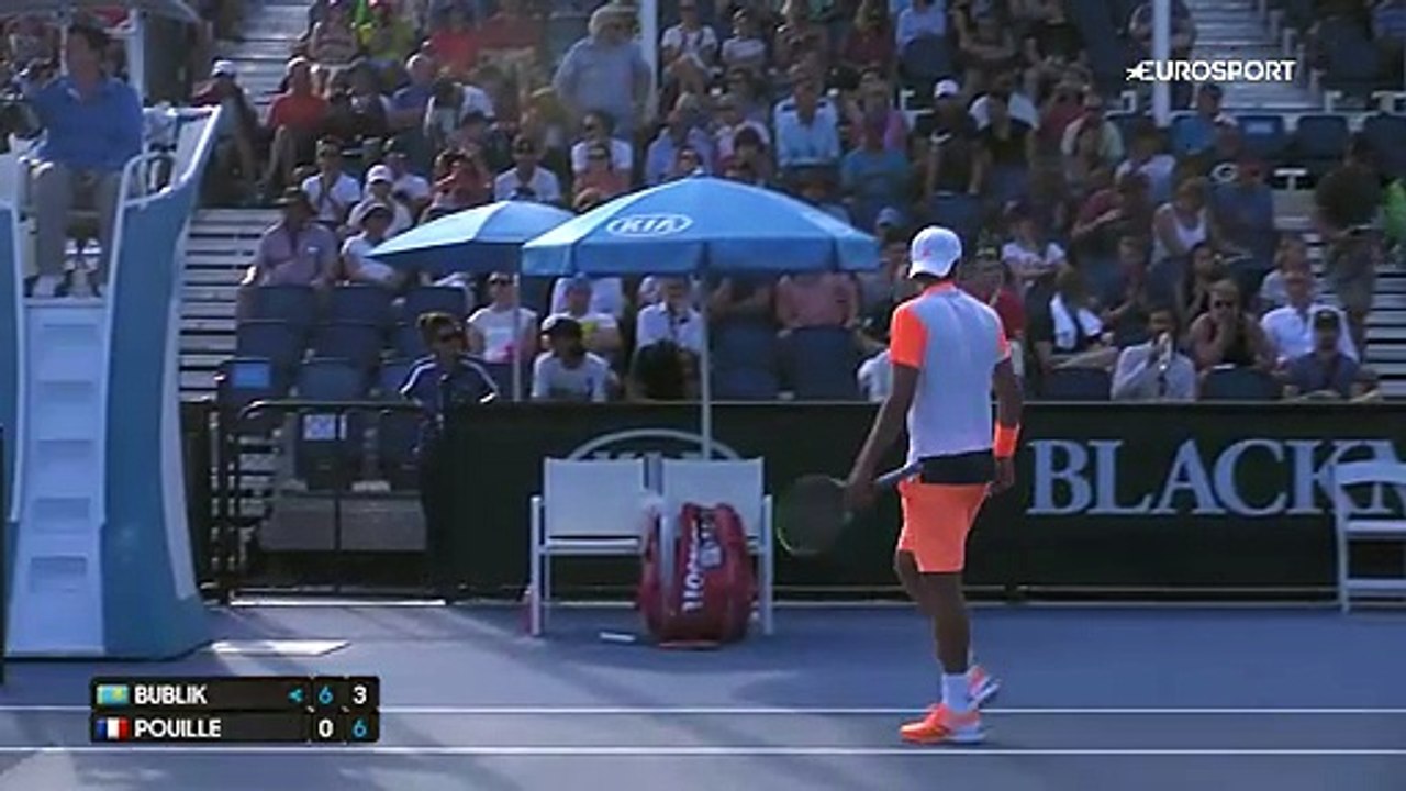 Avustralya Açık: Alexander Bublik - Lucas Pouille (Özet)