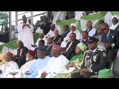 RTI1 / Politique - Nigéria Investiture de Buhari, Le Ministre Diby Koffi représente le Président