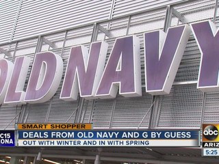 Deals from Old Navy and G by Guess