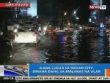 NTG: Ilang lugar sa Davao City, binaha dahil sa malakas na ulan