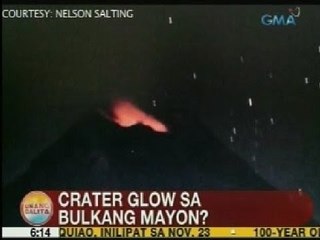 UB: Crater glow sa Mayon Volcano?