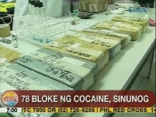 UB: 78 bloke ng cocaine, sinunog sa Davao City