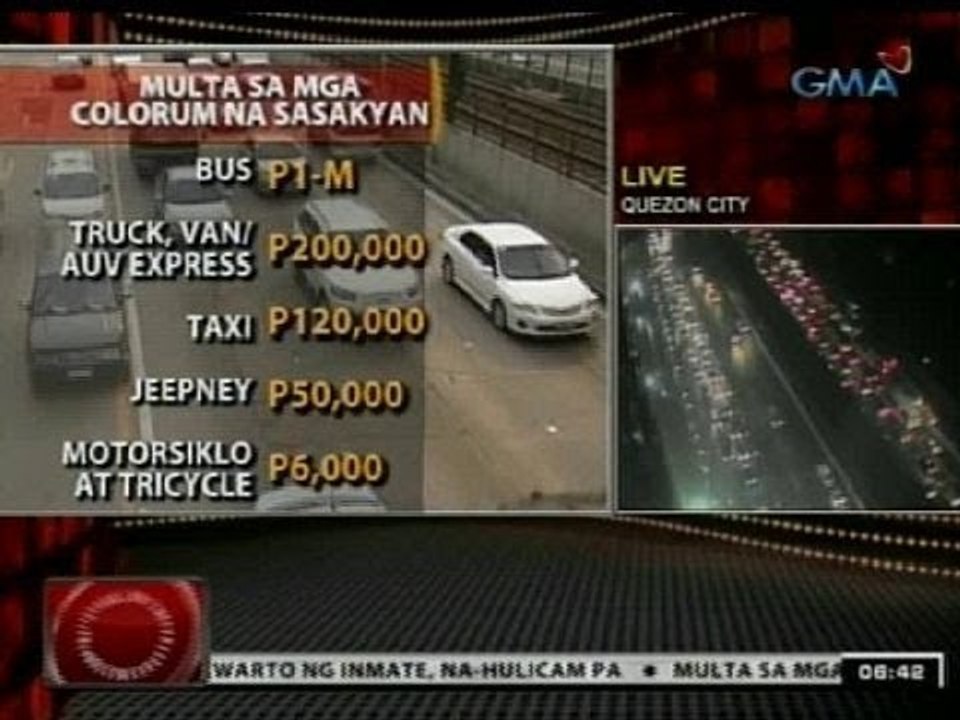 24 Oras: Mas mataas na multa at mabigat na parusa sa mga colorum na sasakyan, ipatutupad