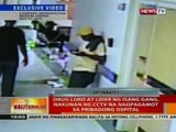 Drug lord at lider ng isang gang, nakunan ng CCTV na nagpagamot sa pribadong ospital