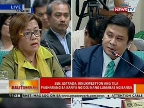 Sec. de Lima, sumalang sa confirmation hearing ng Commission on Appointments