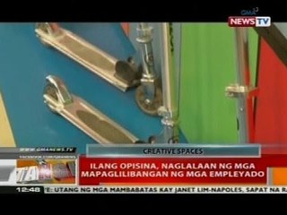 BT: Ilang opisina, naglalaan ng mga mapaglilibangan ng mga empleyado