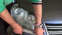 How to make headlights shiny like NEW. Demonstrated on VW Jetta MK5 (1)
