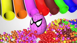 3D Spiderman Surprise- POCOYO Toys For Children - Spiderman Coloring Eggs -Learning For Kids #10