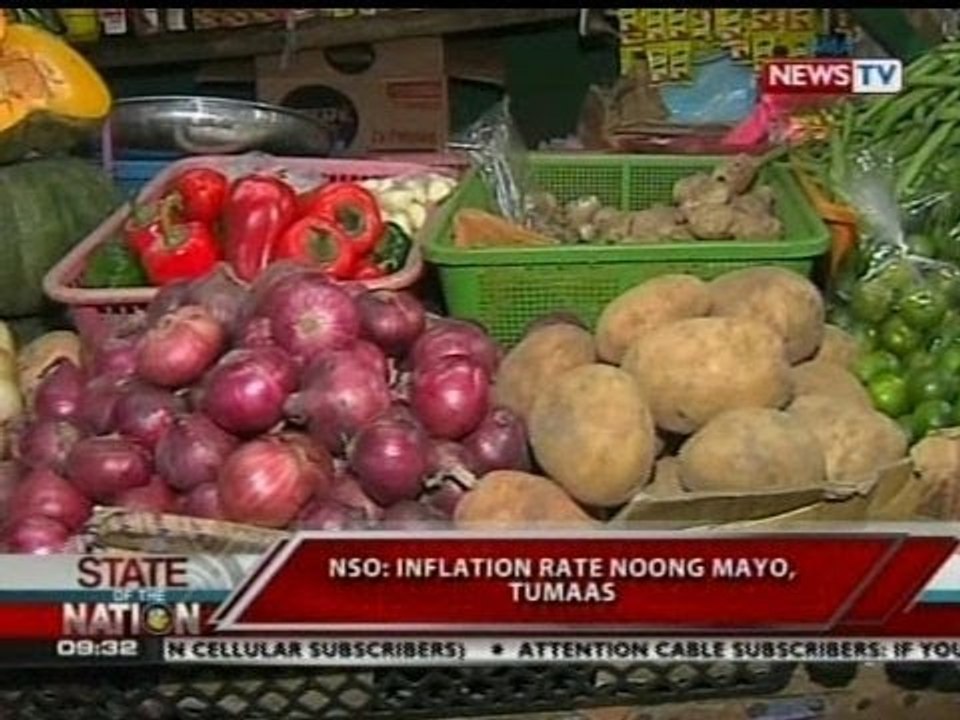 NSO: Inflation rate noong Mayo, tumaas