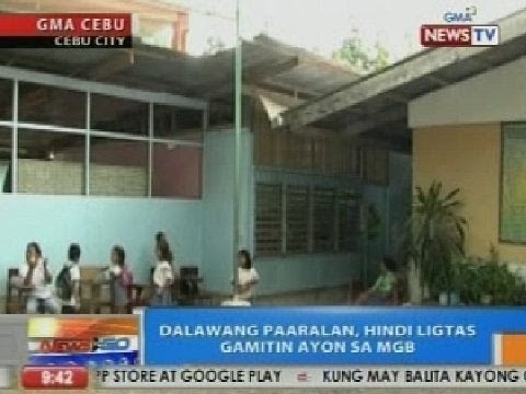NTG: 2 paaralan sa Cebu City, 'di ligtas gamitin? MGB