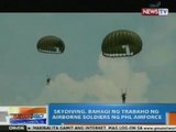 NTG: Skydiving, bahagi ng trabaho ng airborne soldiers ng PHL Air Force