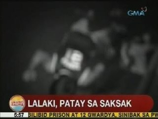 UB: Lalaki, patay sa saksak sa Balintawak Market sa QC