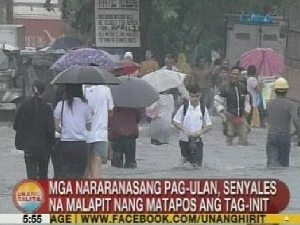 UB: Mga nararanasang pag-ulan, senyales na malapit nang matapos ang tag-init