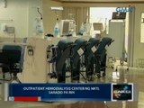 Mga dialysis patients ng NKTI, ire-refer muna sa mga pribadong dialysis center
