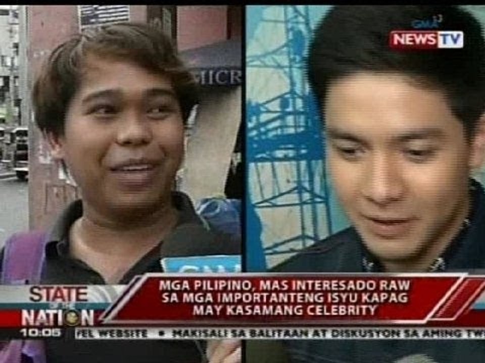 SONA: Mga Pilipino mas interesado nga ba sa mga importanteng isyu kapag may kasamang celebrity?