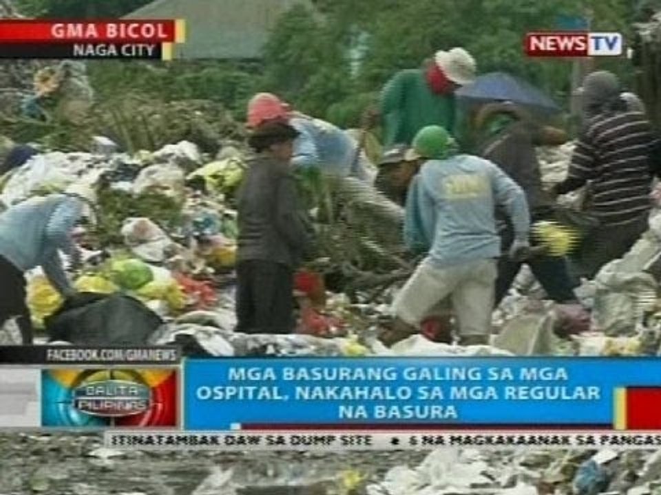 BP: Mga basurang galing sa mga ospital sa Naga City, nakahalo sa mga regular na basura