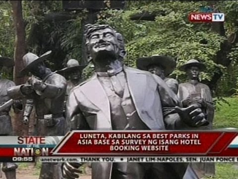 Luneta, kabilang sa best parks in Asia base sa survey ng isang hotel booking website