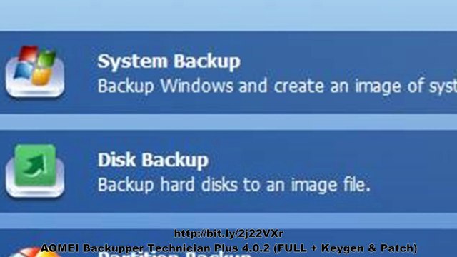 AOMEI Backupper Technician Plus 4.0.2 (FULL + Keygen & Patch)