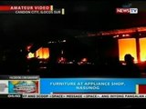 BP: Furniture at appliance shop sa Candon City, Ilocos Sur, nasunog