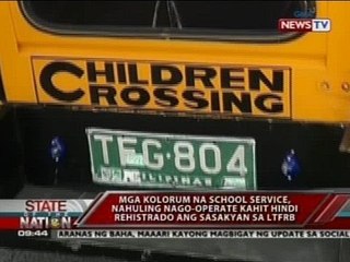 SONA: Mga kolorum na school service, nahuling nago-operate