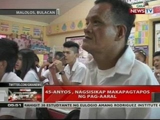 QRT: 45-anyos, nagsisikap makapagtapos ng pag-aaral