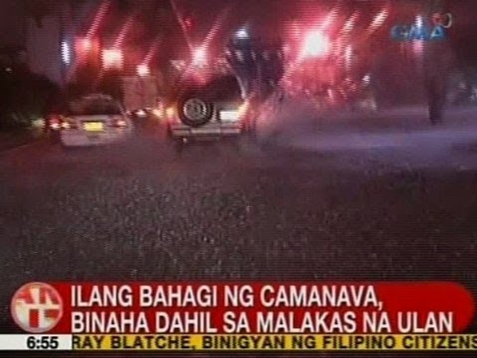 UB: Ilang bahagi ng CAMANAVA, binaha dahil sa malakas na ulan