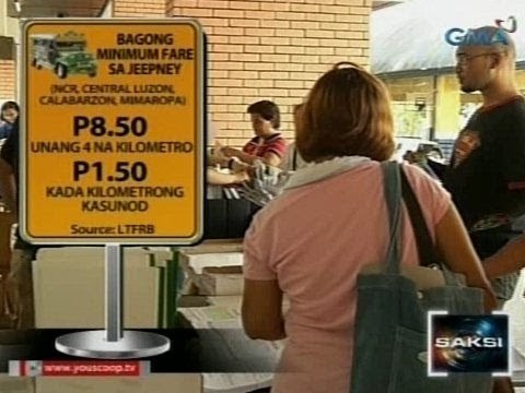 Saksi: Jeepney na walang nakapaskil na bagong fare matrix, bawal maningil ng taas-pasahe