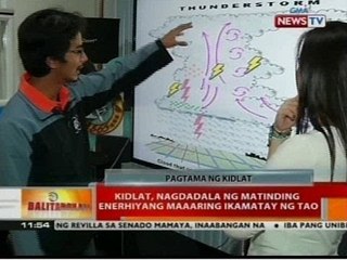 BT: Kidlat, nagdadala ng matinding enerhiyang maaaring ikamatay ng tao