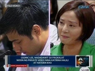 Saksi: Cedric Lee, nadadawit sa pagkalat noon ng private video nina Katrina Halili at Hayden Kho