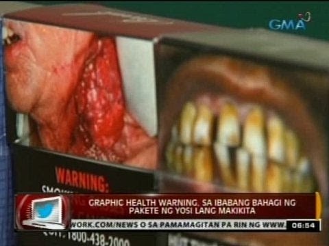 Batas sa paglagay ng nakadidiring babala sa kaha ng sigarilyo, pirma na lang ni PNoy ang kulang