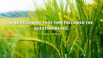 Thomas Malory Quotes