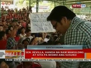 Sen. Bong Revilla, mag-iikot sa Cavite para personal na pasalamatan ang mga taga-suporta