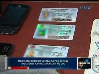 SAKSI: Merit and demerit system sa pag-renew ng lisensya, pinag-aaralan ng LTO