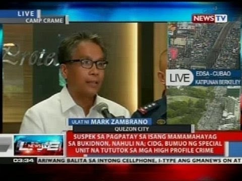 NTVL: Suspek sa pagpatay sa isang mamamahayag sa Bukidnon, nahuli na