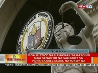 Mga justice na hahawak sa kaso ng mga senador na sangkot sa pdaf scam, natukoy na
