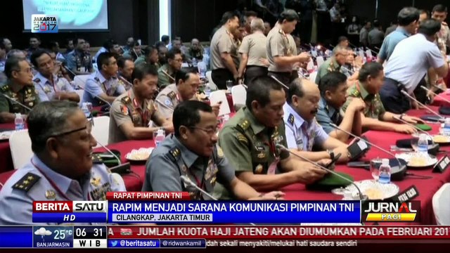 Gatot Nurmantyo: Rapim Jadi Sarana Komunikasi Pimpinan TNI