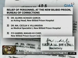24 Oras: 2 doktor at head of escort guards sa NBP, tinanggal sa pwesto