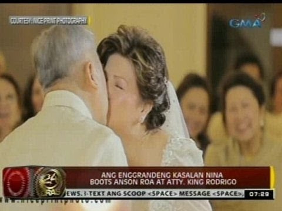 24 Oras: Ang enggrandeng kasalan nina Boots Anson Roa at Atty. King Rodrigo