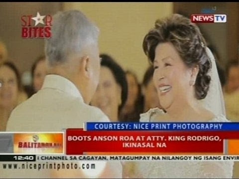 BT: Boots Anson Roa at Atty. King Rodrigo, ikinasal na