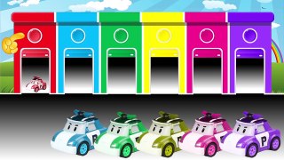 Learn Colors for Children with Robocar Poli - Pocoyo Colours for Kids to Learn - Learning Videos
