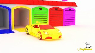 Colors for Children to Learn with Street Vehicles - Learn Color For Kids with Cars