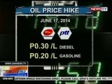 NTG: Ilang oil firms, nagpatupad ng dagdag presyo sa kanilang produktong petrolyo