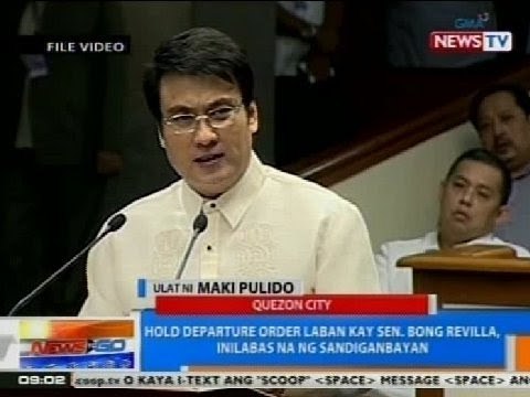 NTG: Hold departure order vs. Sen. Bong Revilla, inilabas na ng Sandiganbayan