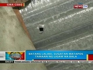 BP: Bata sa Cebu City, sugatan matapos tamaan ng ligaw na bala