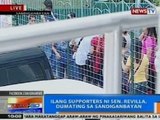 NTG: Ilang supporters ni Sen. Revilla, dumating sa Sandiganbayan